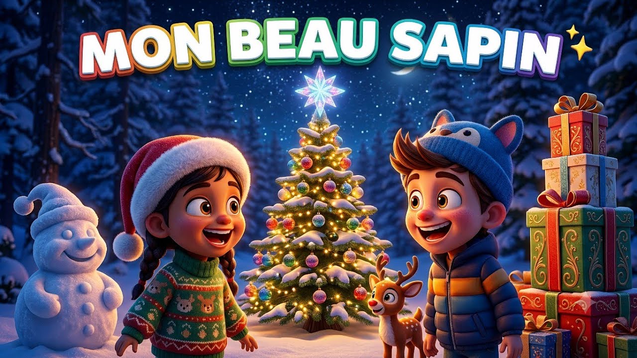 Mon Beau Sapin ✨ Musique de Noël Douce : Bébé & Enfant