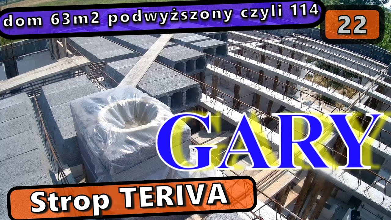 S02E2 Kończymy Strop Teriva w domu 114m2 podwyższony. Zaczynamy schody!