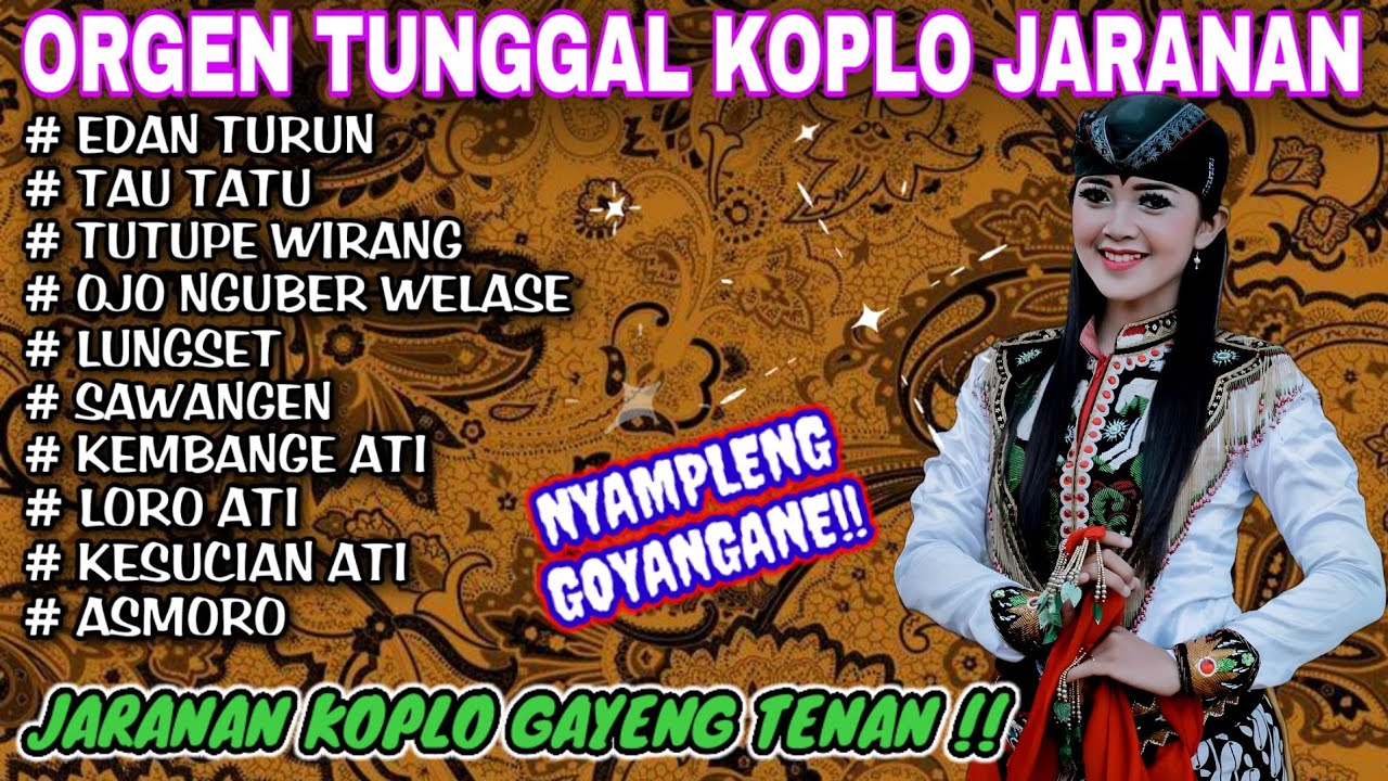 ORGEN TUNGGAL KOPLO JARANAN TANDY STUDIO❗KOPLO JARANAN ALBUM DEMI KEMPUL, EDAN TURUN, TUTUPE WIRANG
