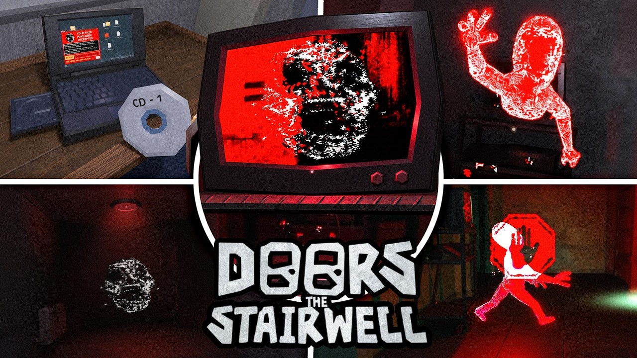 HIJACK Boss GUIDE + ENDING! (Redacted Badge) | DOORS: The Stairwell [Showcase] Tutorial