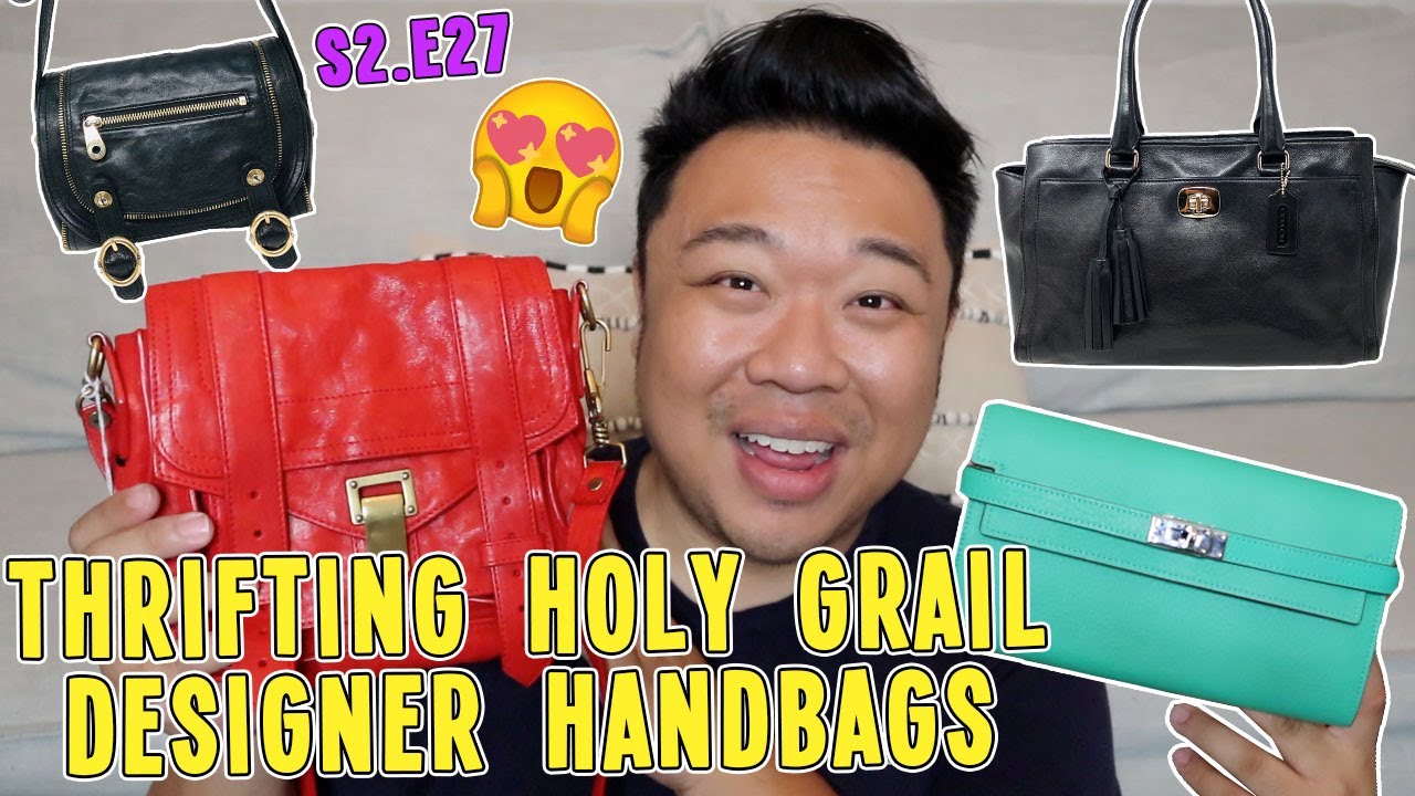 THRIFTING HOLY GRAIL DESIGNER HANDBAGS | GOODWILL HUNTING & HAUL S2.E27
