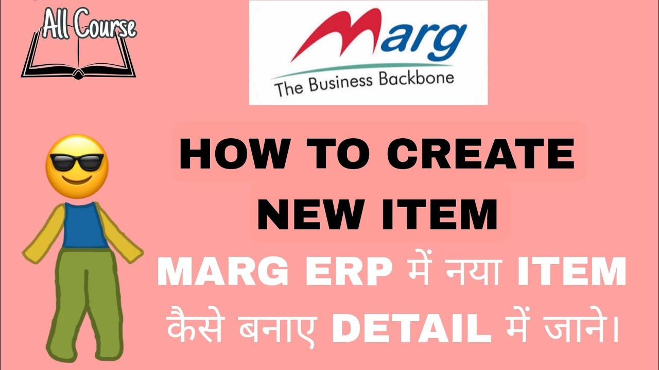 How to Create Item in details in Marg software step by step in Hindi