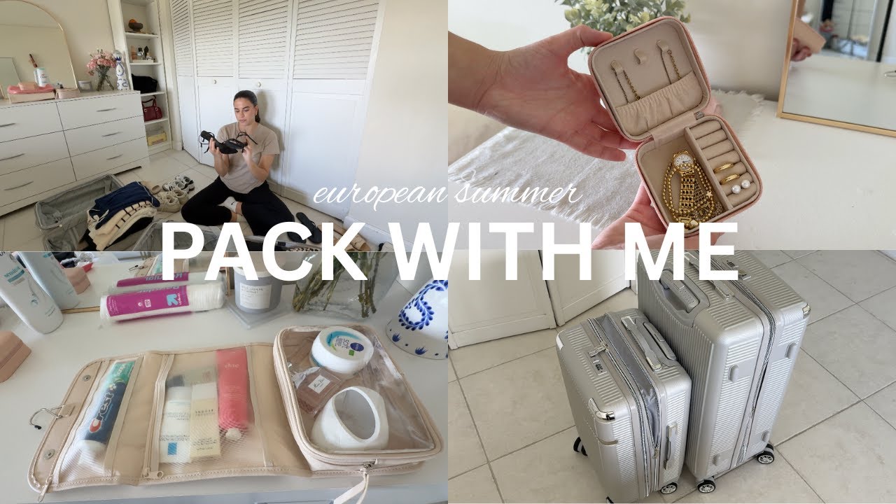 PACK WITH ME | travel essentials, outfit planning, packing tips