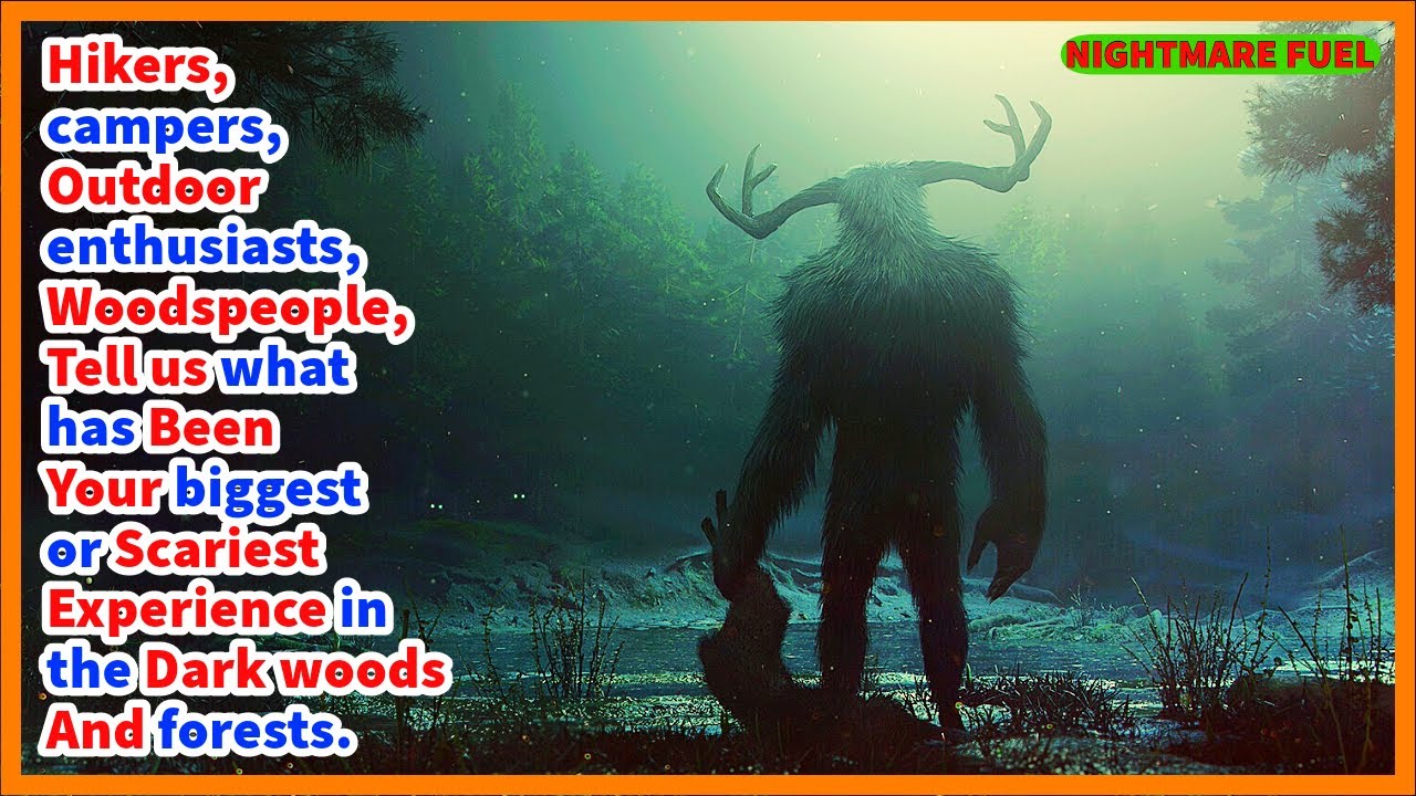 Hikers, campers. tell us what has been your scariest experience in the dark woods and forests?