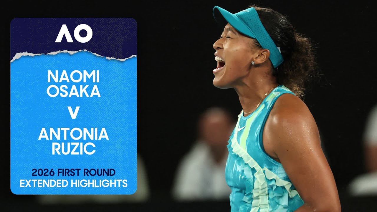 Naomi Osaka v Antonia Ruzic Extended Highlights | Australian Open 2026 First Round
