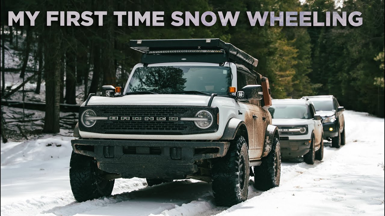 First Snow Overlanding Trip on Mogollon Rim, Arizona in my 2023 Ford Bronco Badlands