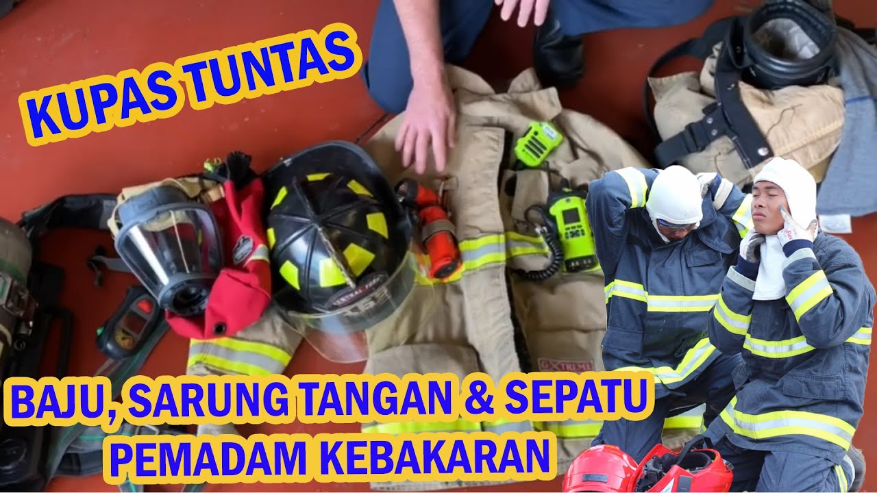 Baju Pemadam Kebakaran, Sepatu dan Sarung Tangan