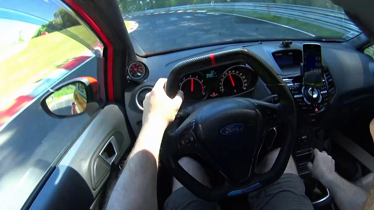 NURBURGRING Fiesta ST X47R / Rotten lap: big slow traffic, yellow flag, big heat = 9.12min Lol