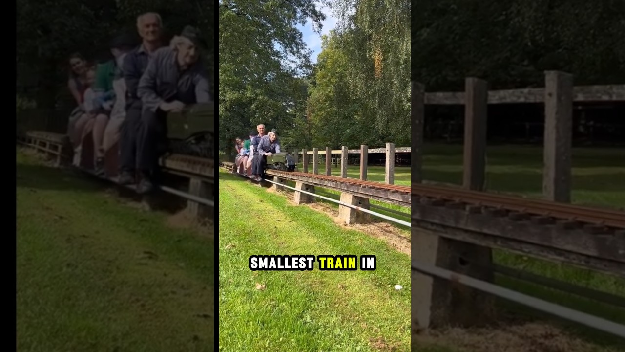 The World's Smallest Steam Train That You Can Ride!