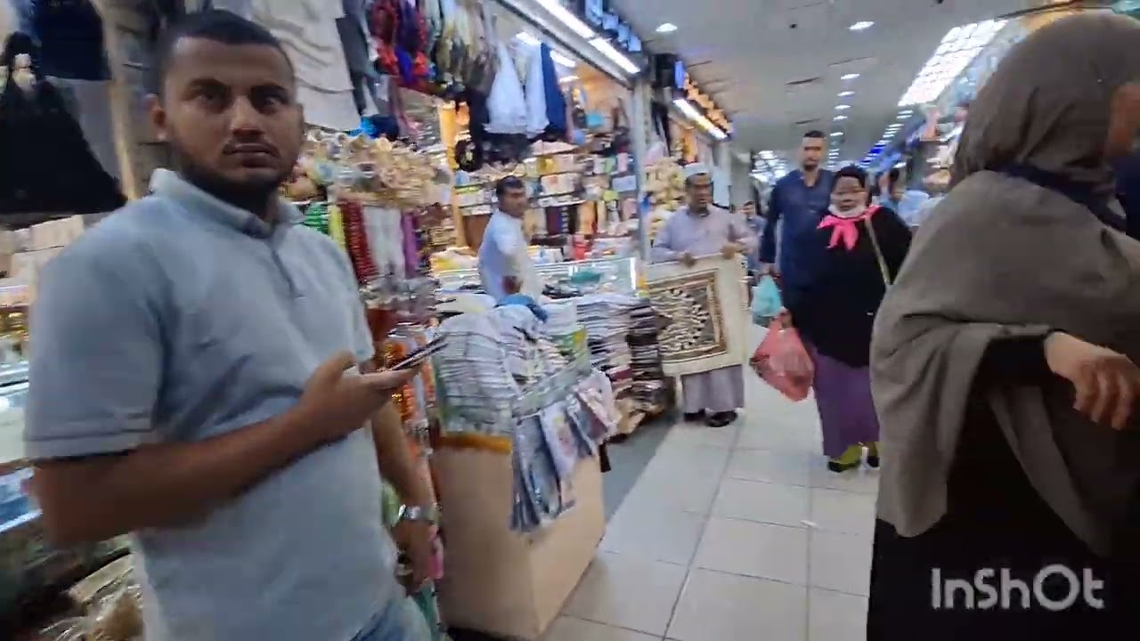 جولة في سوق الكعكية بمكة المكرمة 🤲🕋محالأت الأقمشة جد رائعة واتمنة مناسبة