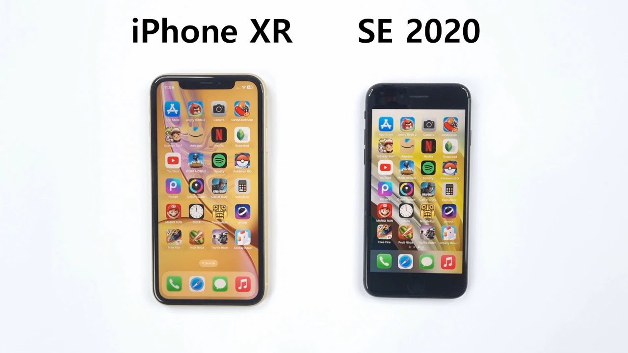 iPhone XR vs iPhone SE 2020 - Speed Test!