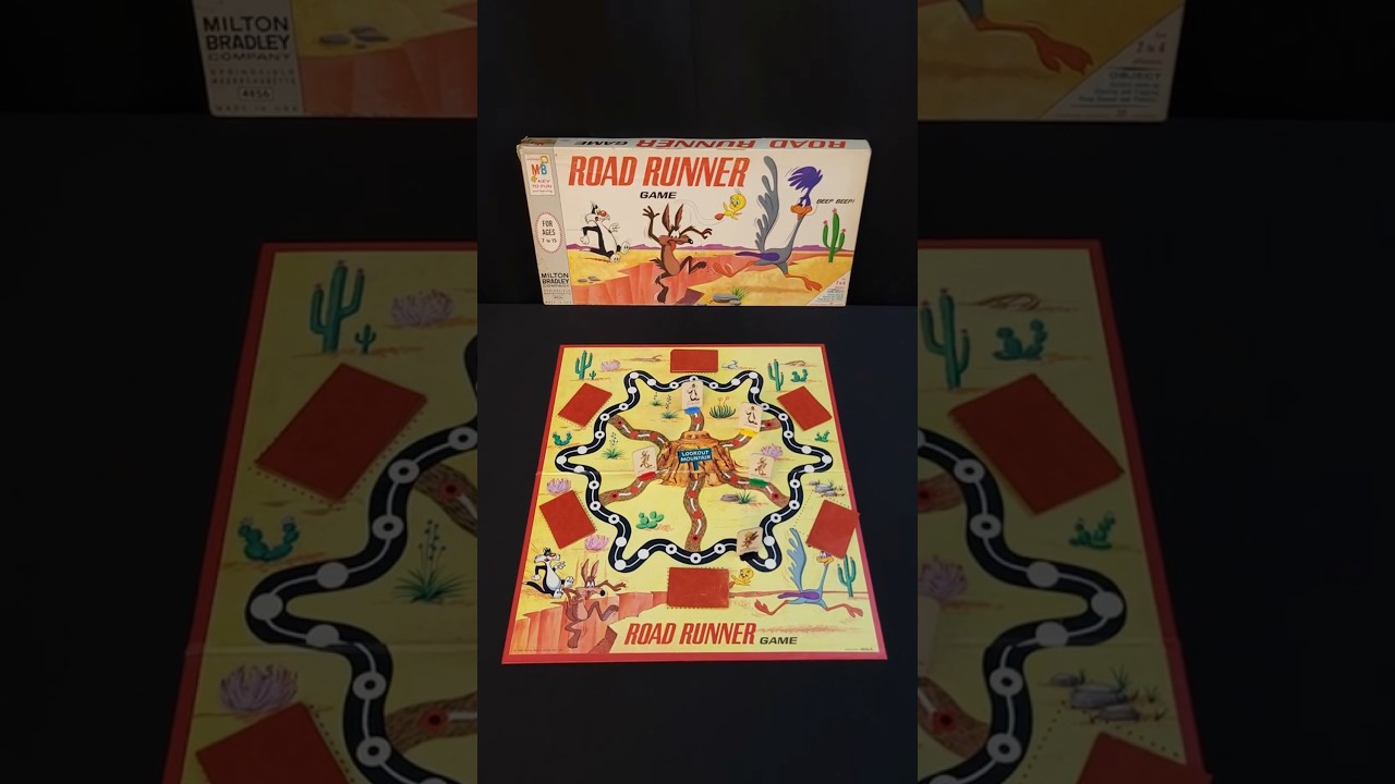 Give This 60's Road Runner A Spin! - Road Runner by Milton Bradley 1968  