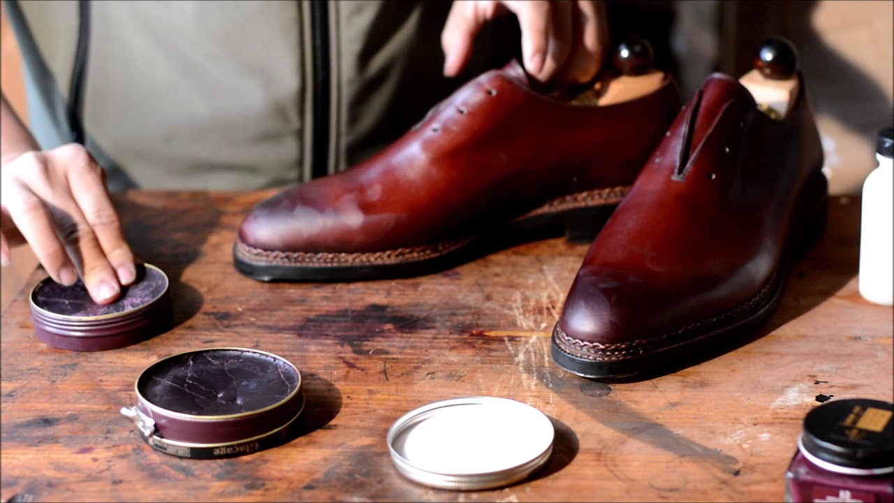 ASMR. Shoeshine. Mirrorshine. Meermin Norvegese welt wholecut