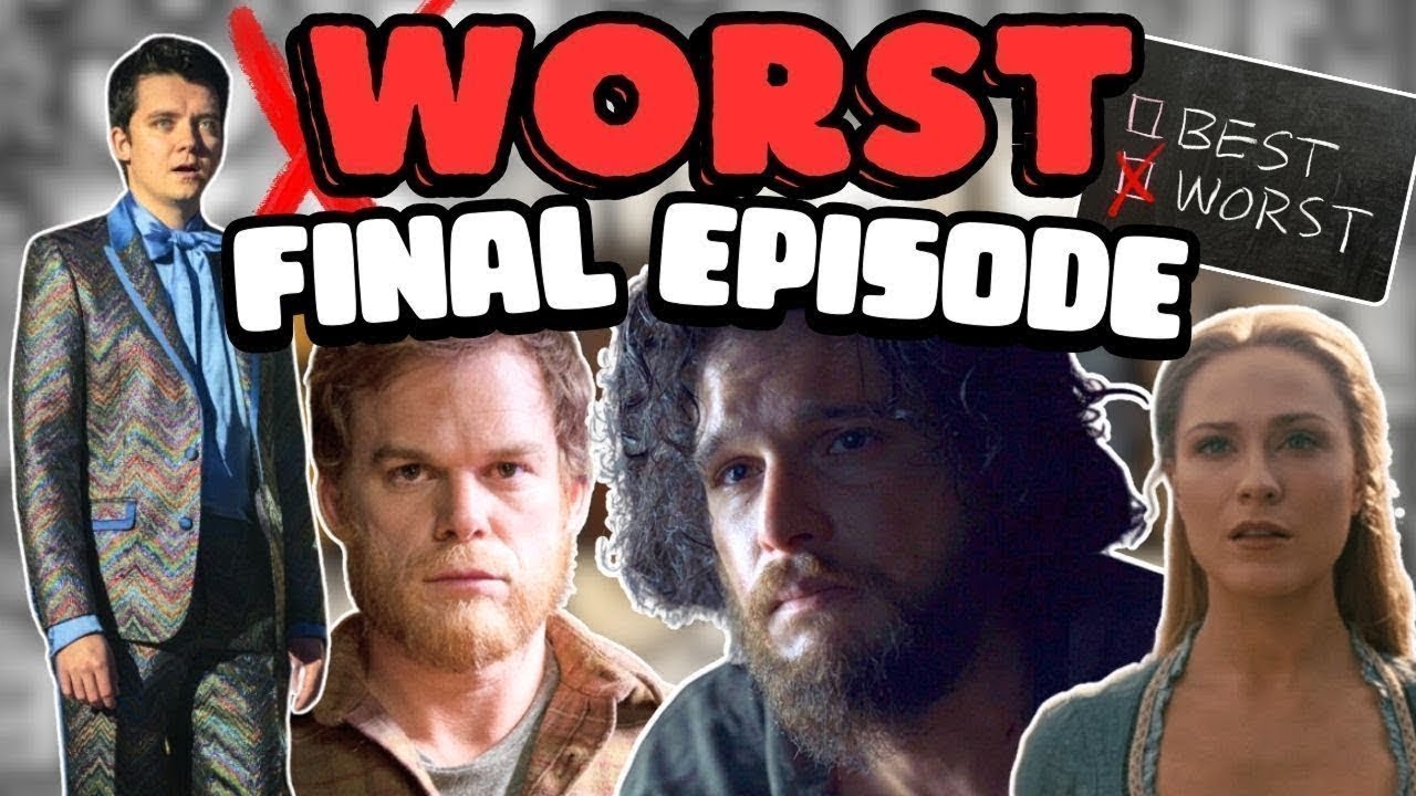 WORST RATED SERIES FINALES OF TELEVISION [IMDB]