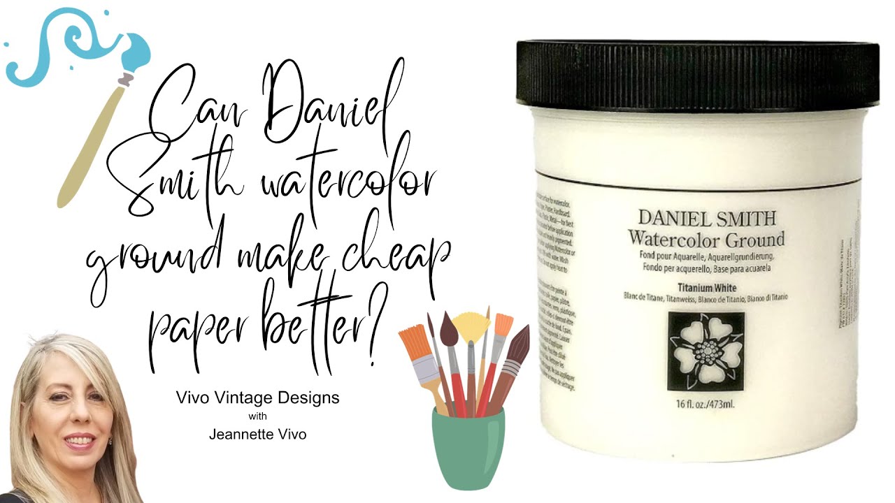 Can Daniel Smith watercolor ground make cheat paper better?