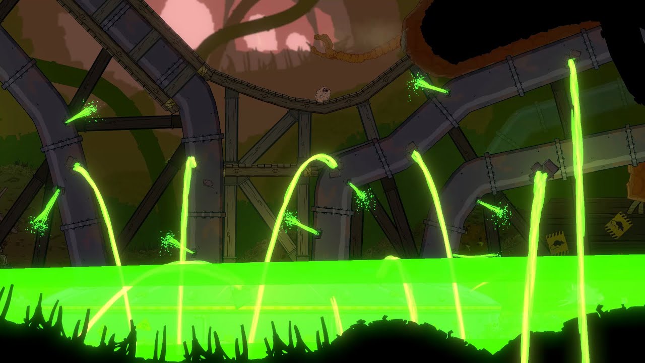 Struggling - Acid Pool Boss Fight