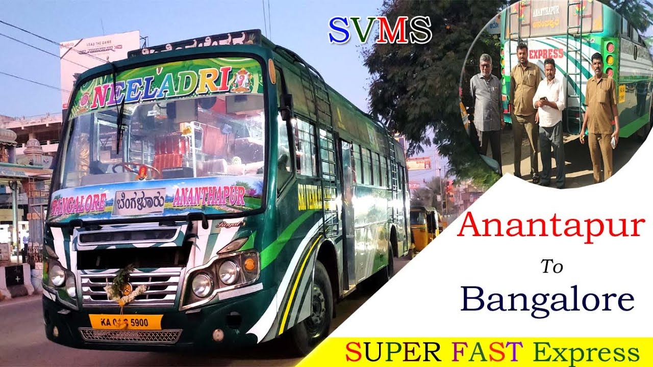Long Bus Journey | #Anantapur To #Bangalore #KR Market Via #Chikkaballapur By Sri Venkateswara Bus