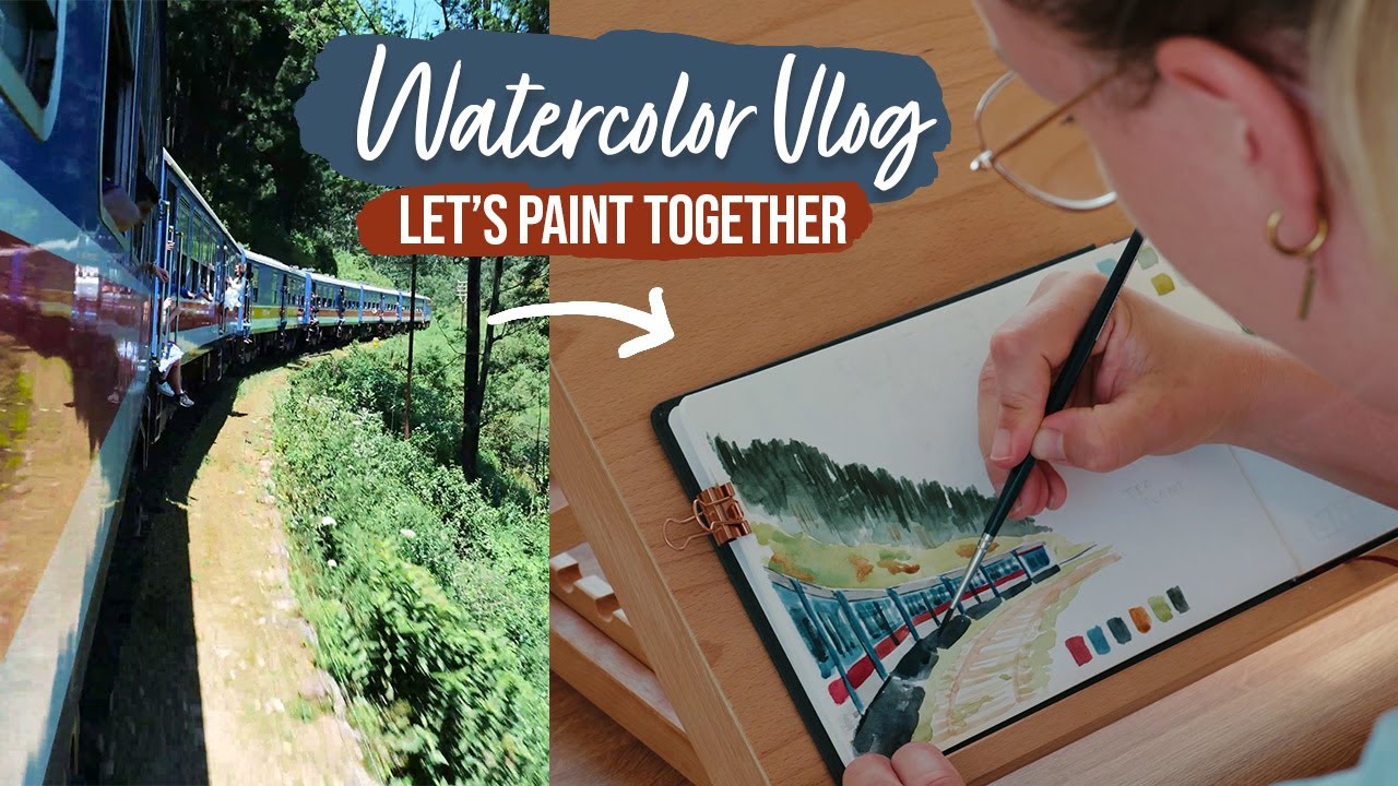 Why Painting will slow you down - Watercolor Sketchbook Session