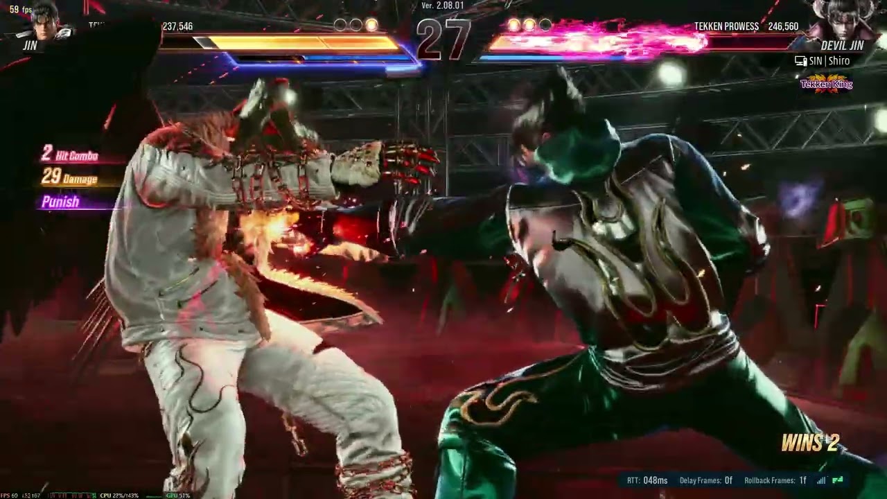 JIN vs DEVIL JIN | Tekken 8 Rank Season 2 ( ULTRA GRAPHICS )
