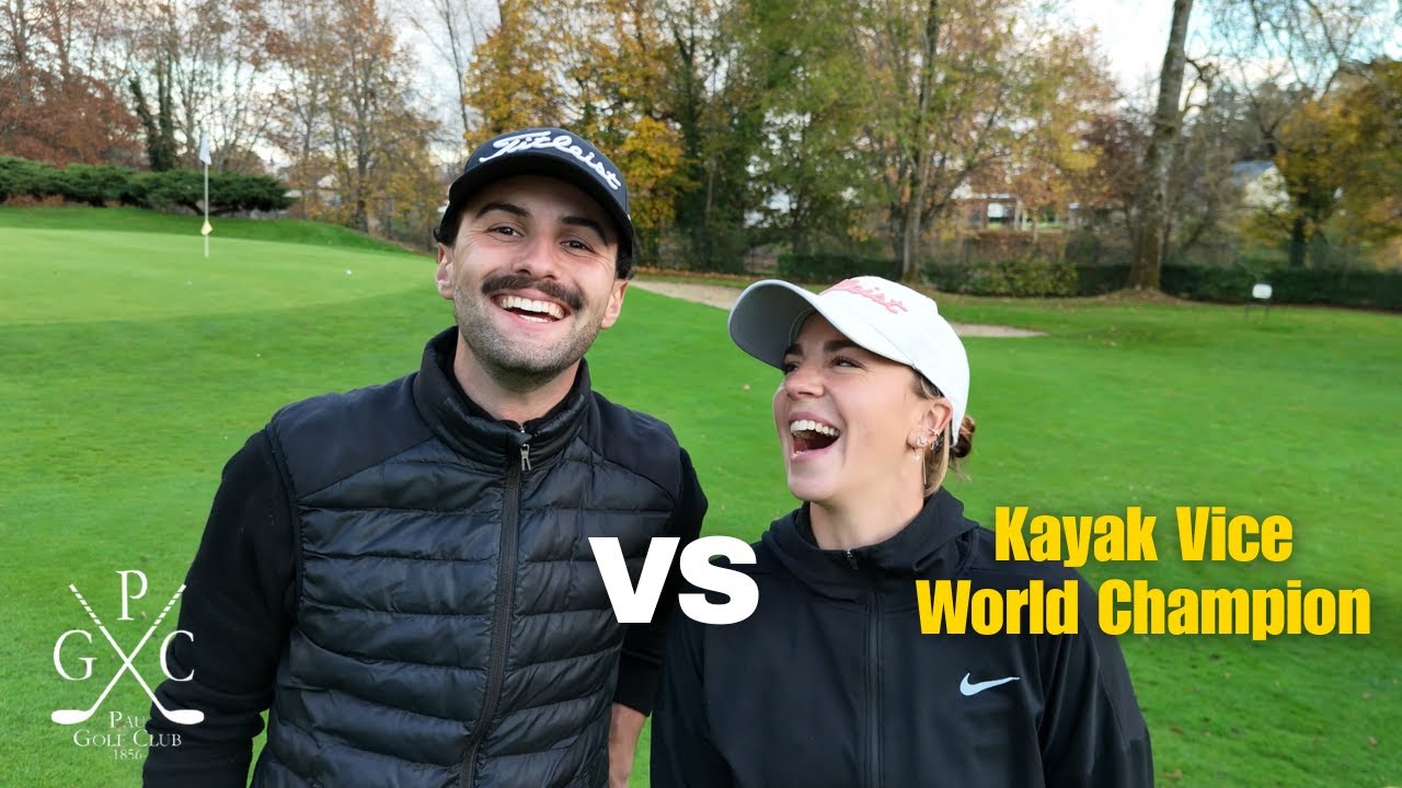 Une vice championne du monde de Kayak me défie sur le plus vieux golf d'Europe (ft. Romane Prigent)