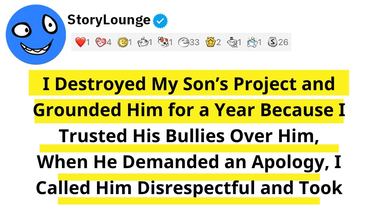 I Destroyed My Son’s Project and Grounded Him for a Year Because I Trusted His Bullies Over Him When