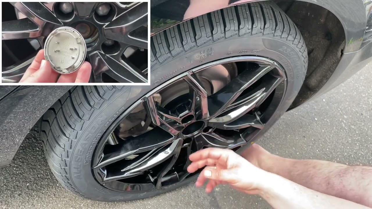 PKW Nabendeckel der Felge montieren - KFZ Nabenkappen Deckel anbringen Audi A4/S4 Avant Anleitung