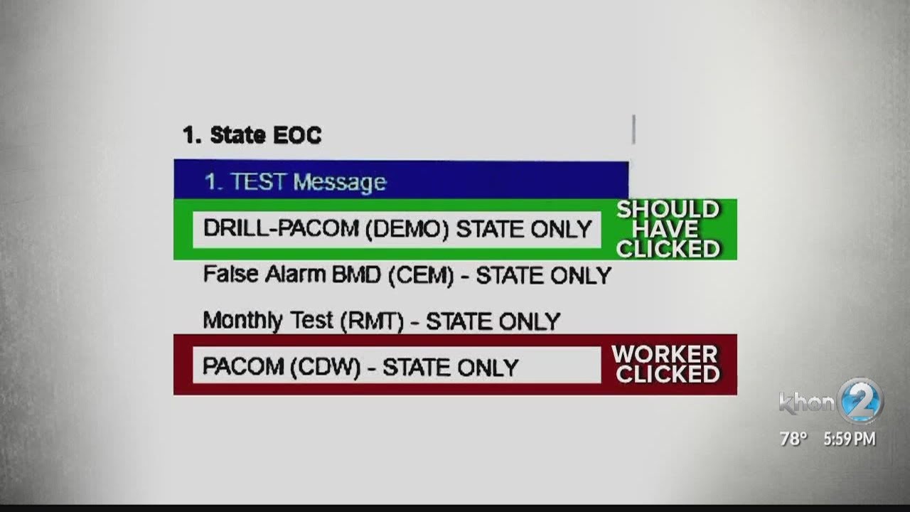 State switched emergency alert software months before missile-alert mistake