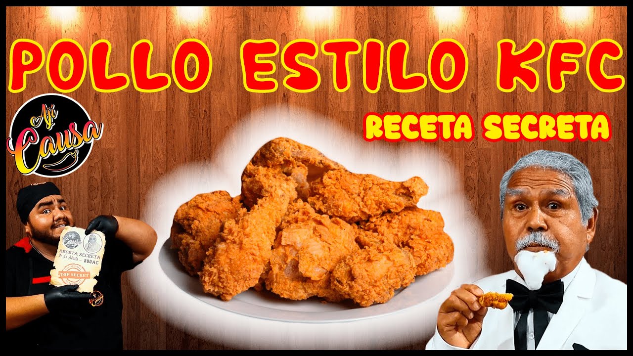 POLLO FRITO ESTILO KFC (RECETA SECRETA 🤫) 👨&zwj;🍳❤ | AJI CAUSA