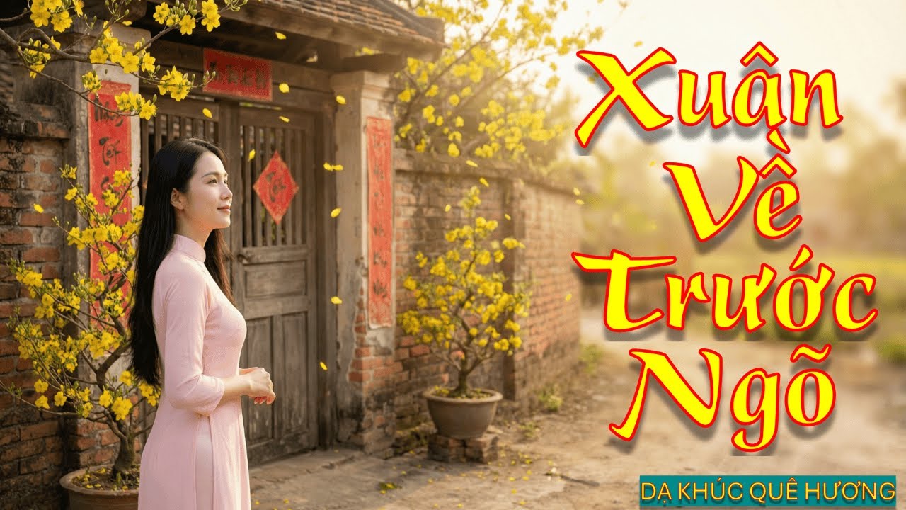 Lắng Nghe Xuân Về Trước Ngõ | Nhạc Xuân Vui Rộn Ràng | Nghe là thấy Xuân về trước ngõ