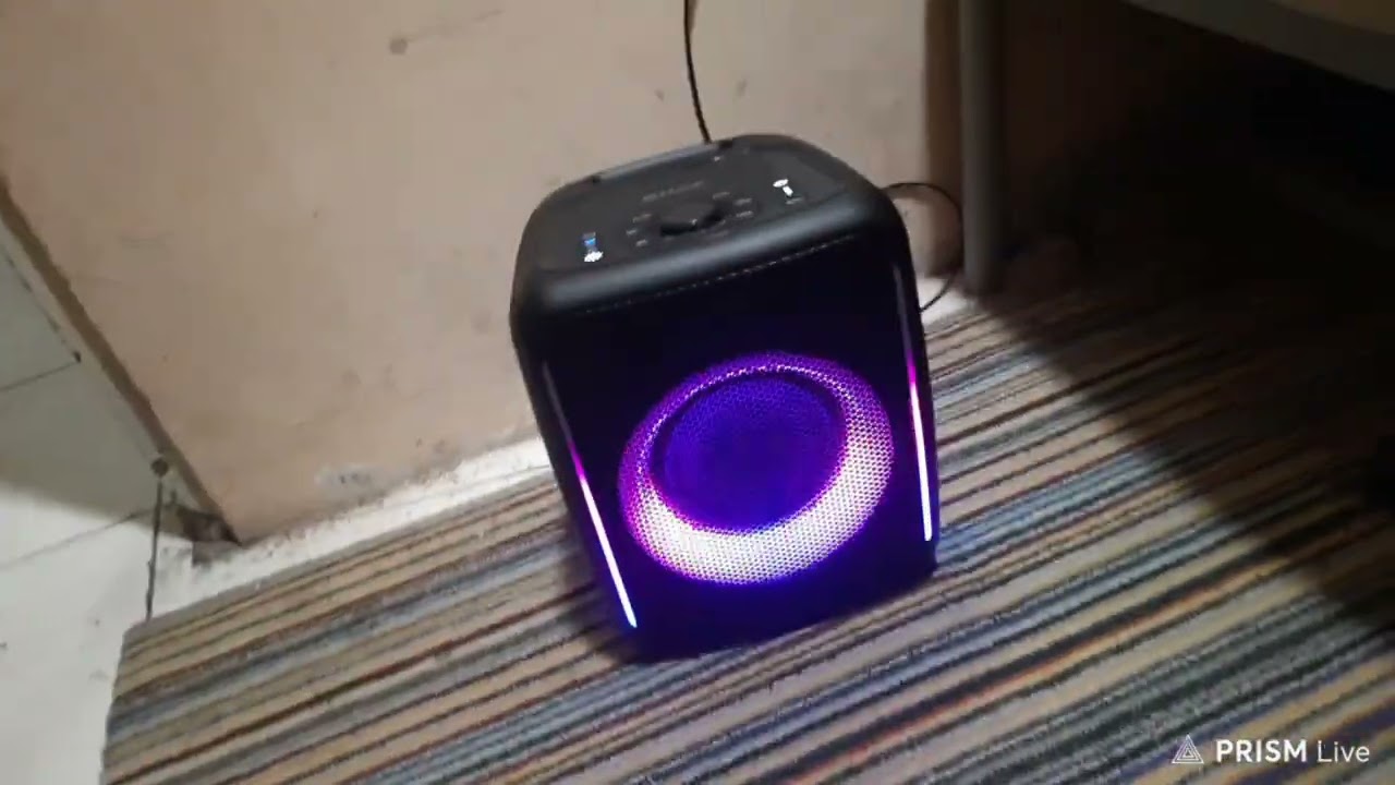 mantap ternyata suara dariEggel Fortis 2 Portable Party Speaker with RGB Lights