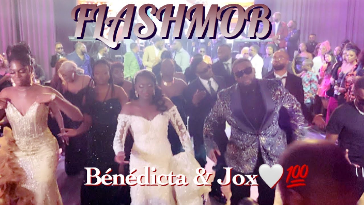 #FLASHMOB🔥🥳💯MARIAGE BÉNÉDICTA & JOX DIANGITUKA♥️🎉
