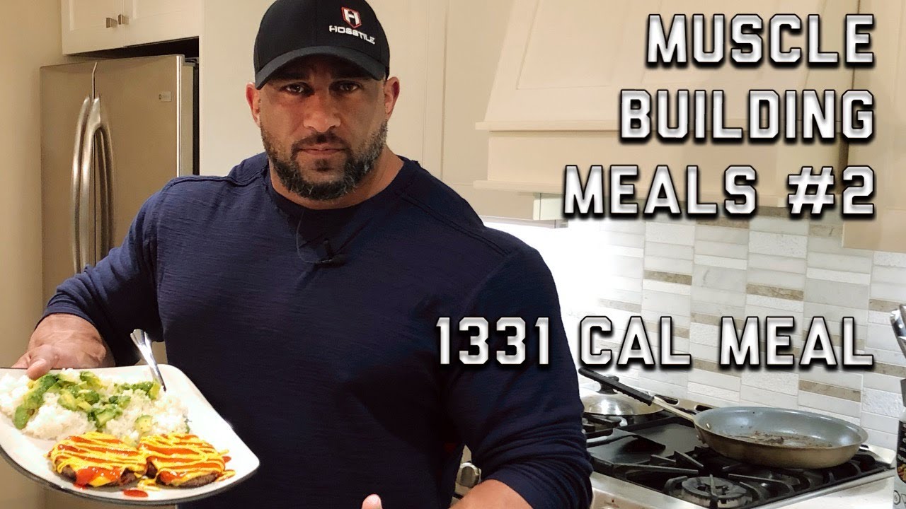 MUSCLE BUILDING MEALS - 1331 Calorie Dense Offseason Meal