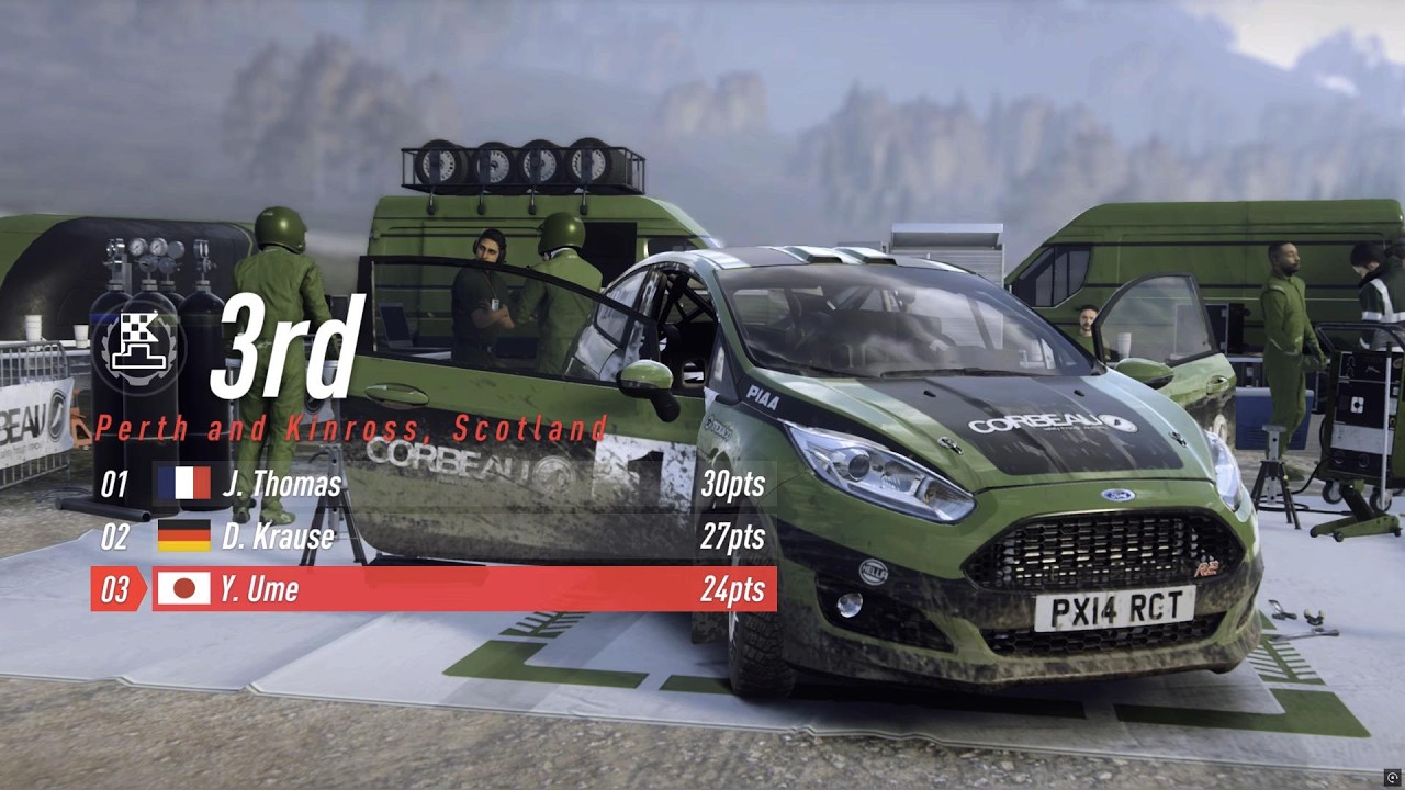フォードフィエスタで DiRT Rally 2.0 キャリアモード スコットランド 20260310