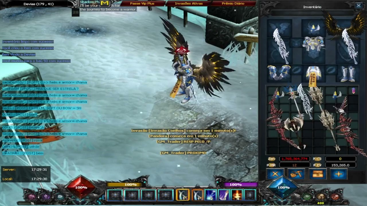 DROPANDO BOX DE BOSS TRADER MUONLINE SEASON 4 6