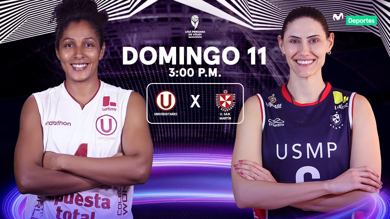 🔴UNIVERSITARIO DE DEPORTES VS SAN MARTÍN #ENVIVO | TERCER PUESTO | LIGA PERUANA DE VÓLEY 24/25 👋🏐🏆