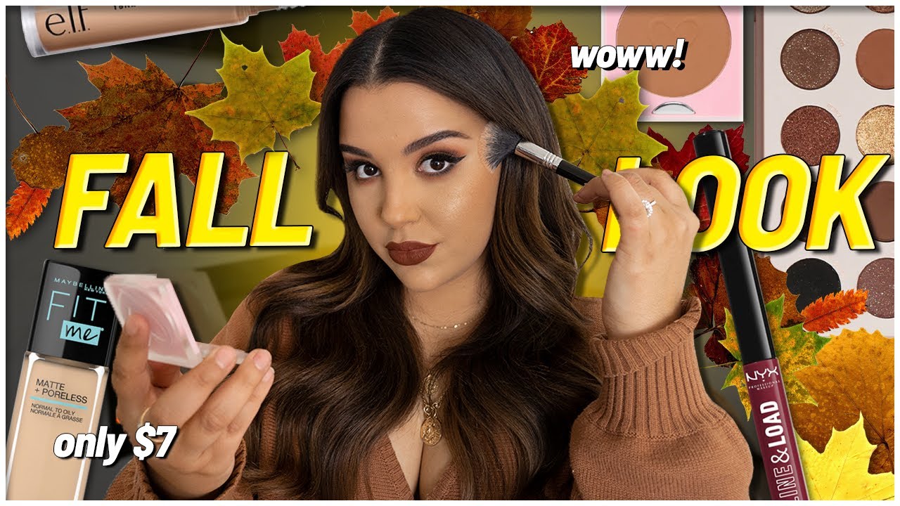 Fall Makeup Look using Drugstore Makeup Products! *best affordable makeup*