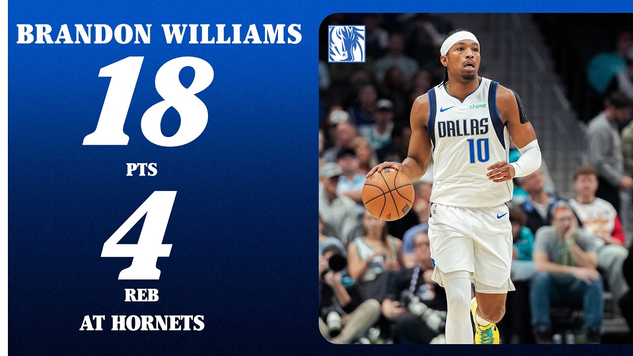 Brandon Williams (18 PTS 4 REB) at Charlotte Hornets | March 3, 2026
