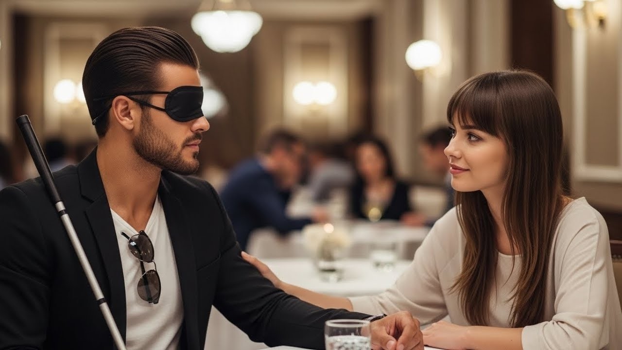 Billionaire Pretends to Be Blind to Test Every Blind Date Woman — Only a Single Mom Saves Him