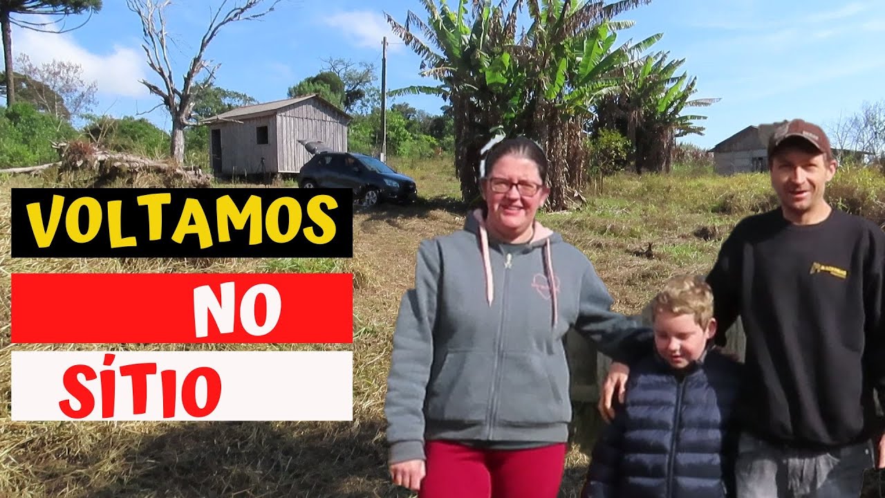 COMEÇANDO UM SÍTIO DO ZERO, Mais um dia de trabalho e satisfação