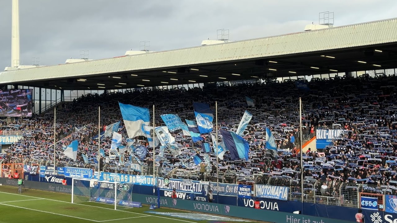 [1-0] VfL Bochum - Arminia Bielefeld 06.12.2025, Heimsieg gegen die Arminia, Torjubel + Support