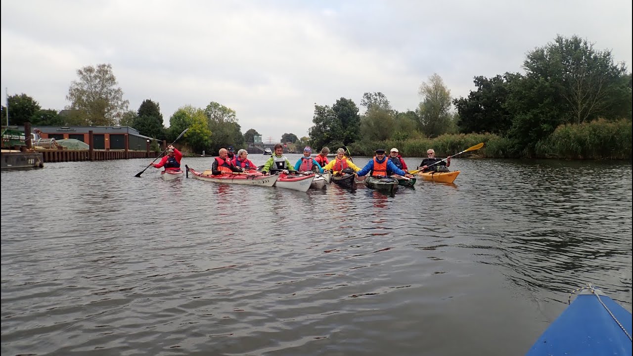 Kajak auf der  Dove-Elbe Tour 2020