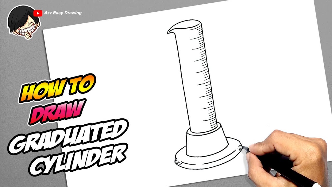 How to draw Graduated Cylinder