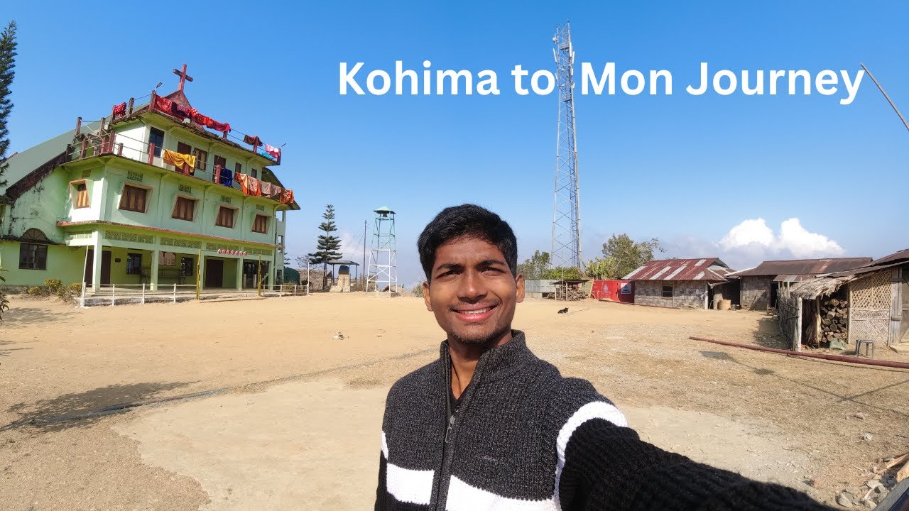 Came to the village where Konyak people live