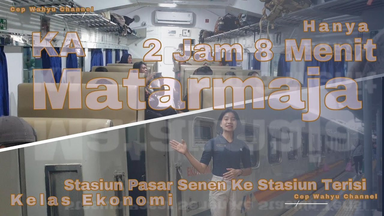 Nyobain Naik Kereta yang Kursinya masih Tegak Berhadapan dan AC Pendingin Model Rumahaan | Matarmaja