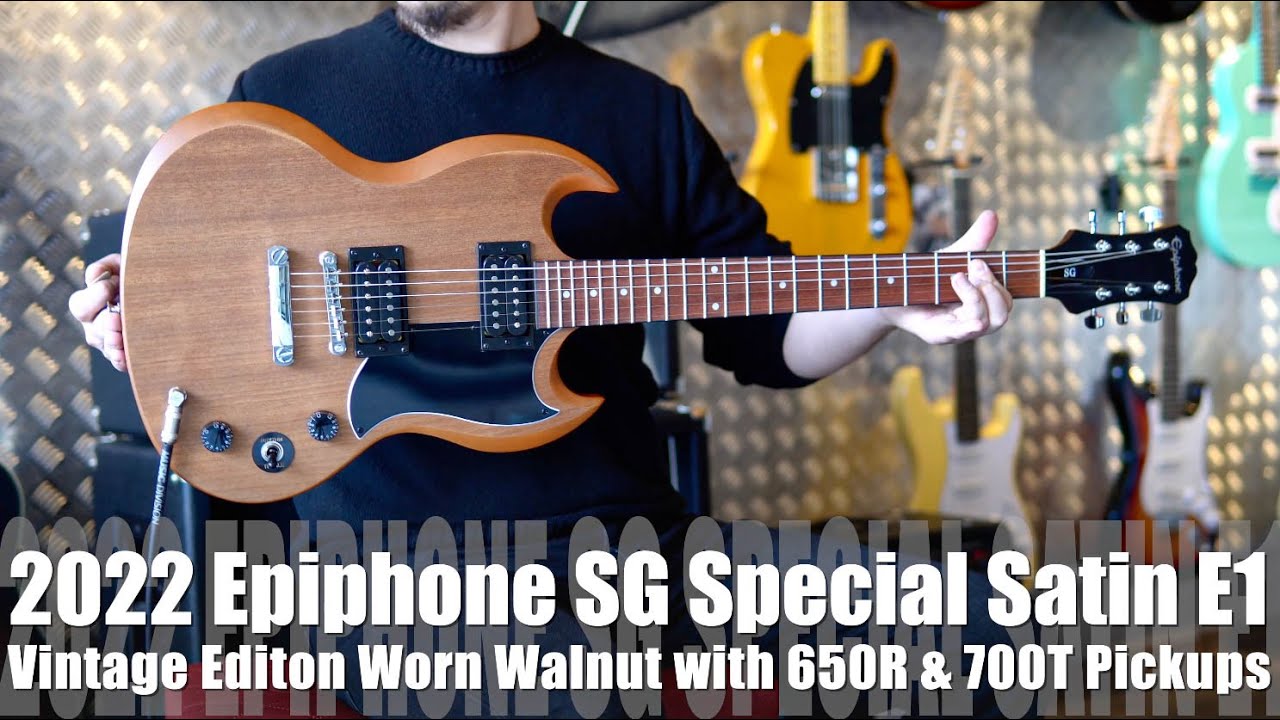 Should you buy and upgrade the cheapest guitars? Epiphone SG Special E1 Vintage Edition Worn Walnut