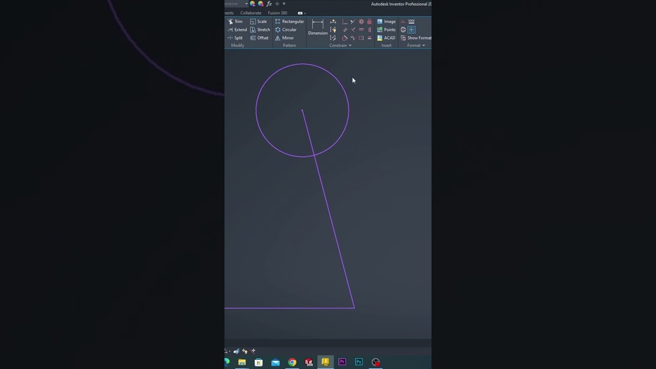 Relaciones Coincidente y Colineal en Autodesk Inventor