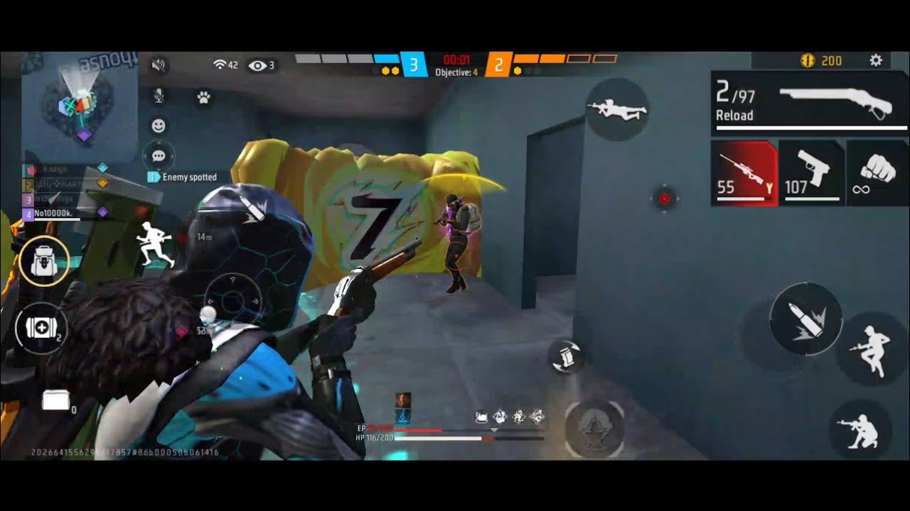 CS RANK 😎🤠CLASH SQUAD GAMEPLAY  FREE FIRE 🔥 