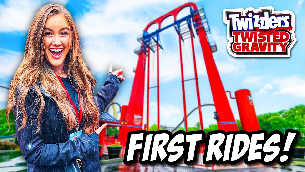 FIRST To Ride The NEW Twizzlers Twisted Gravity Screamin' Swing At Hersheypark!