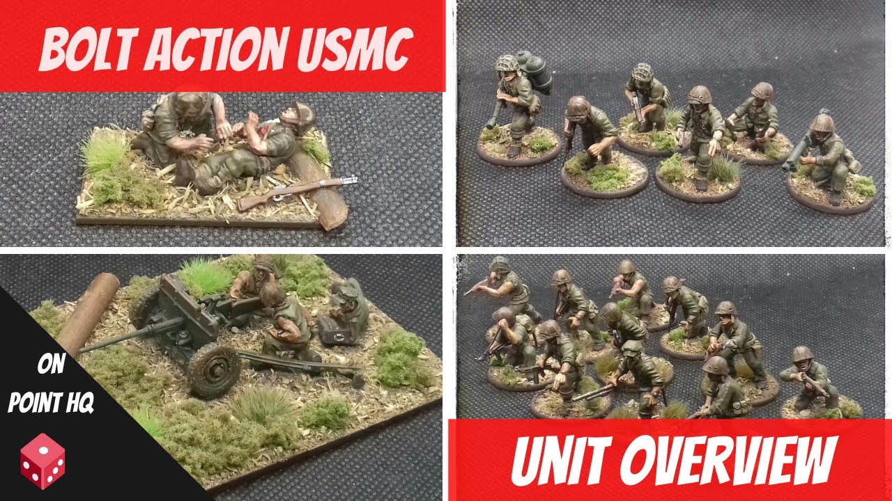 Bolt Action USMC - unit overview