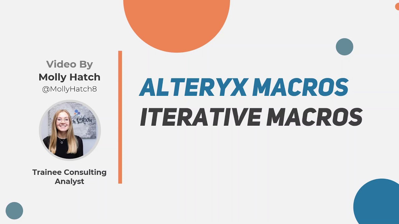 Alteryx Iterative Macros